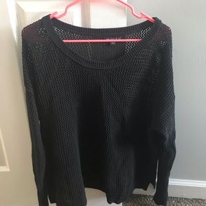 Large American Eagle Black Sweater